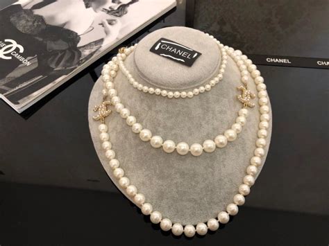 chanel beaded necklace replica|cheap knock off chanel jewelry.